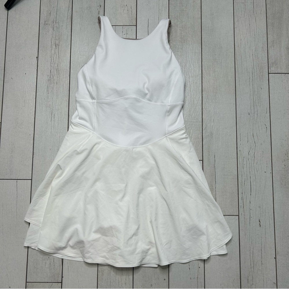 lululemon athletica White Sleeveless Tennis Dress